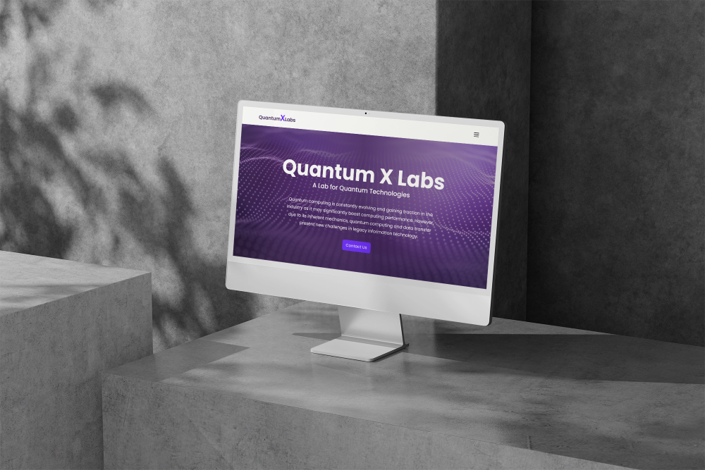 פרויקט Quantum X Labs | הודיה בניית אתרים