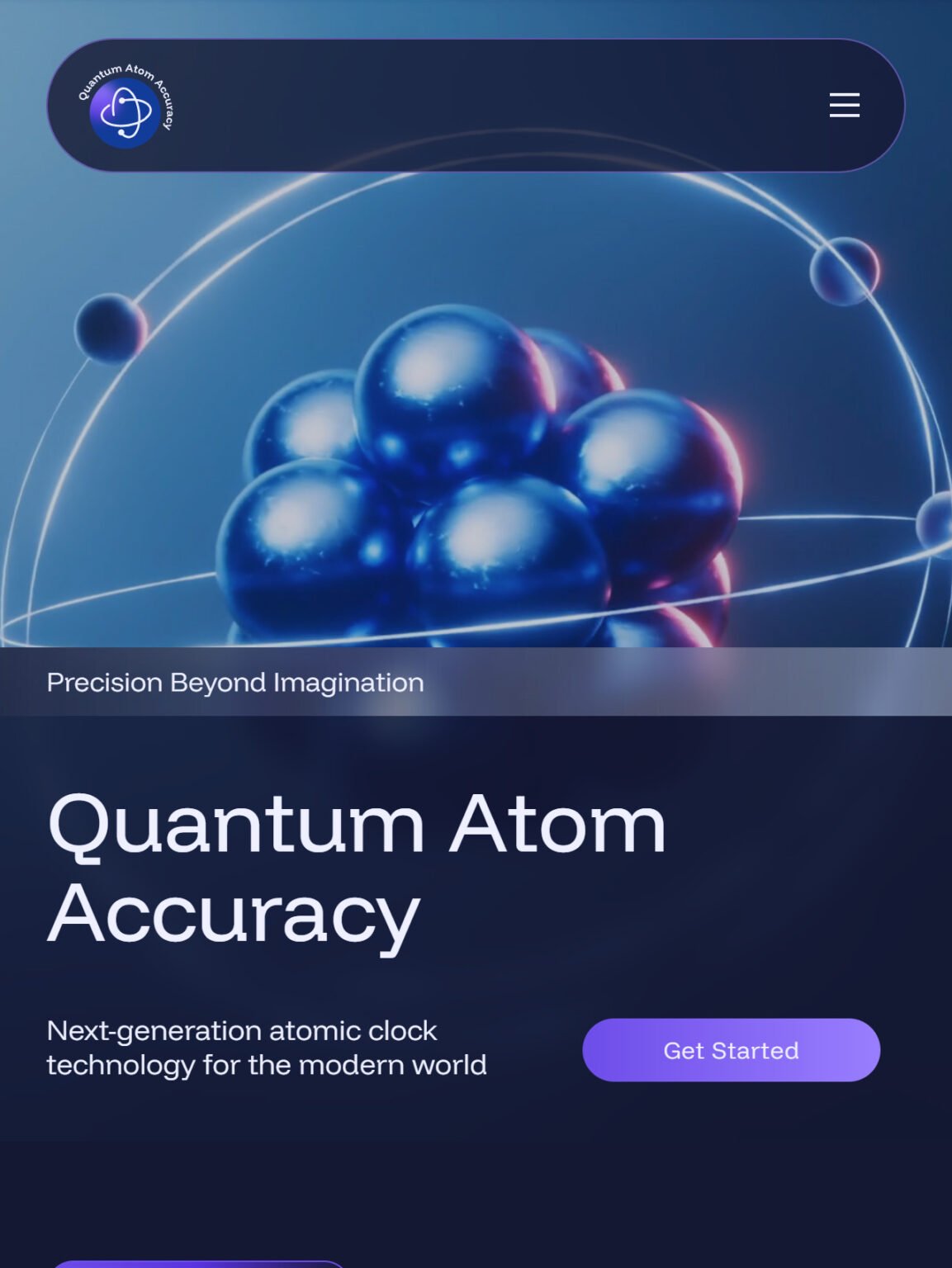 צילום מסך מאתר Quantum Atom Accuracy