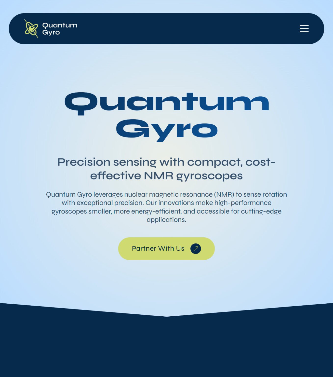 צילום מסך מאתר Quantum Gyro