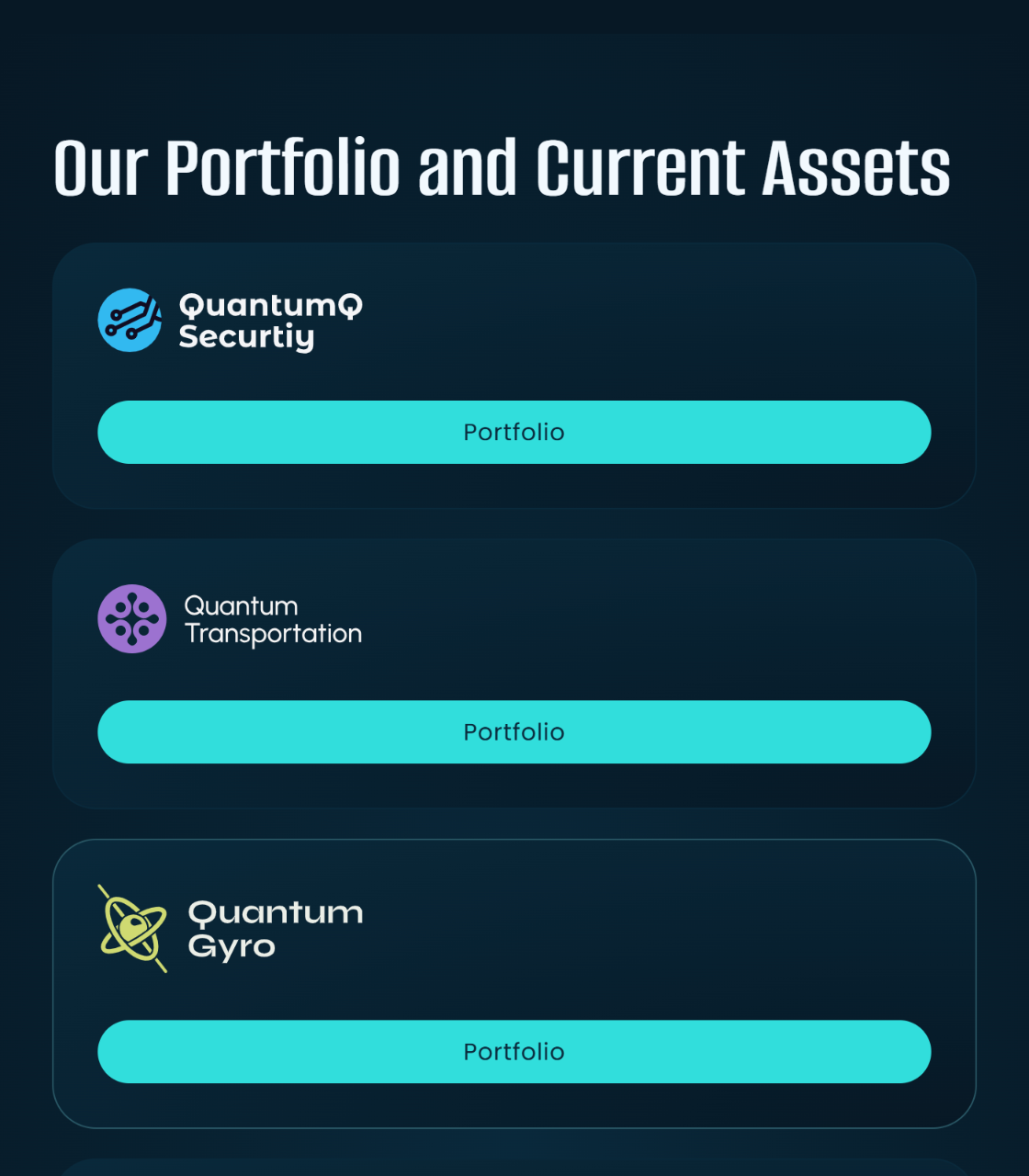 צילום מסך מאתר Quantum X Labs
